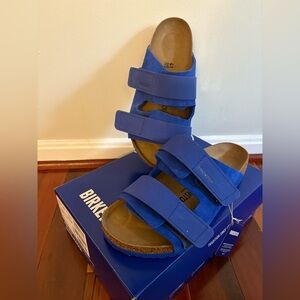 NEW Birkenstock Uji Sandals 1025712 Ultra Blue EUR 41 MENS SIZE 8 WOMENS SIZE 10